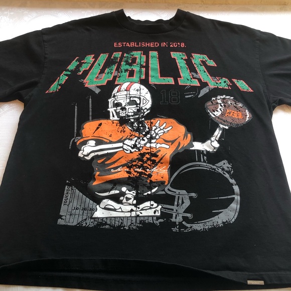 PSA Public Service Announcement Black T-Shirt Graphic Print Men’s Size 2XL Tee - Picture 11 of 16